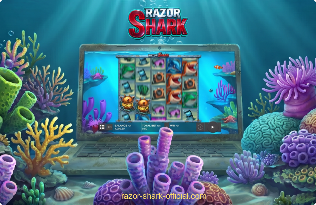 Die Razor Shark Freispielrunde startet, sobald mindestens 3 Scatter-Symbole auf dem Raster erscheinen